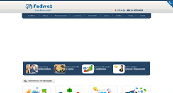 Desktop Screenshot of fadweb.com.br