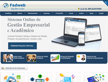 Tablet Screenshot of fadweb.com.br